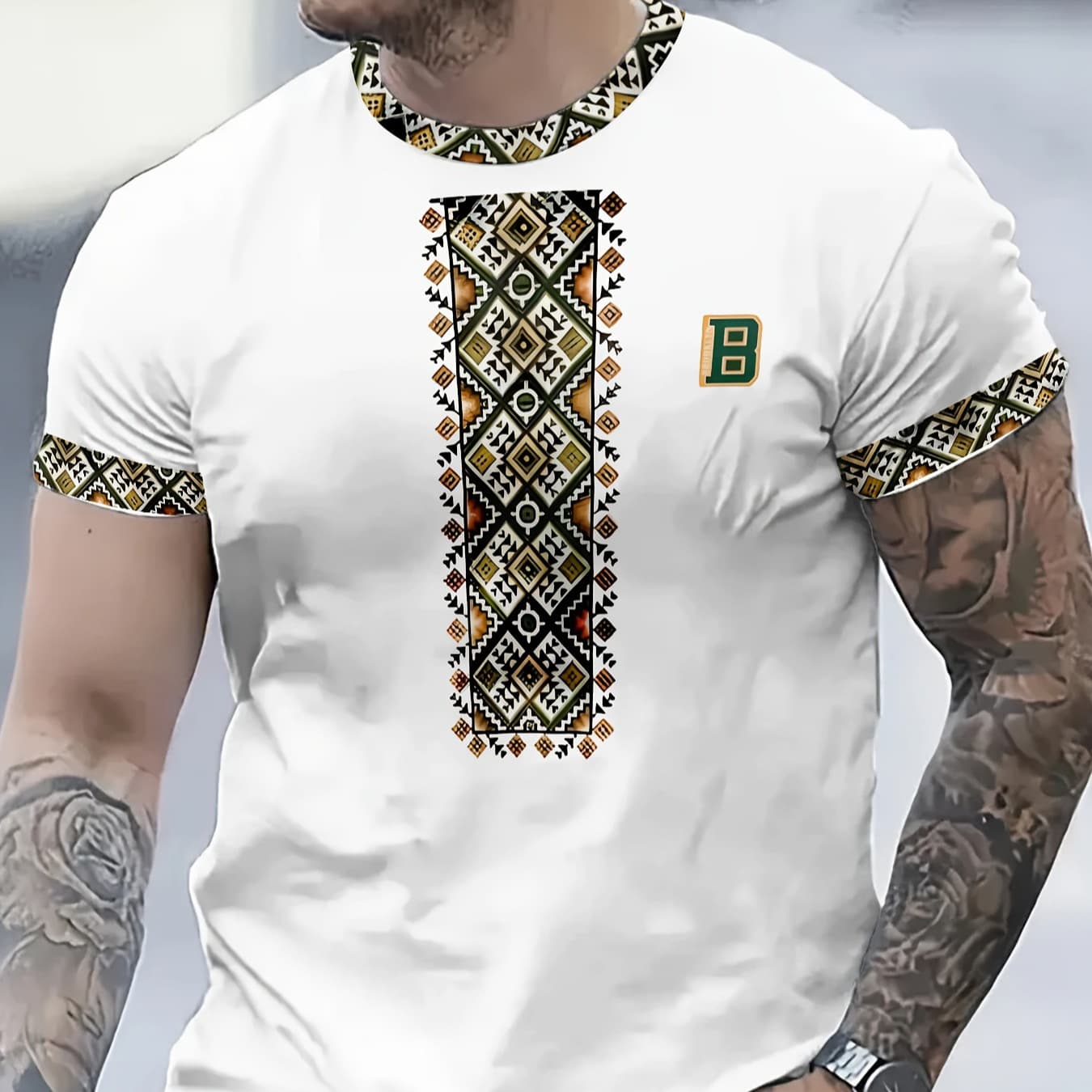 Men's Clothing New Casual Versatile High Quality Men's Short Sleeve T Shirt