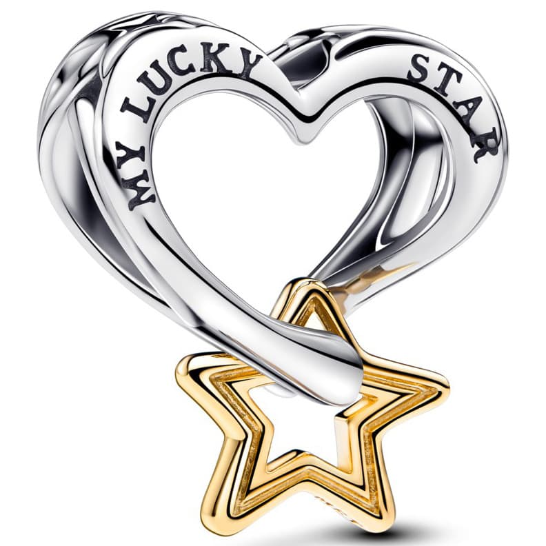 White Copper Plated Sier Gold Bow Love Sun And Moon Pendant Eight Pointed Star DIY Bracelet