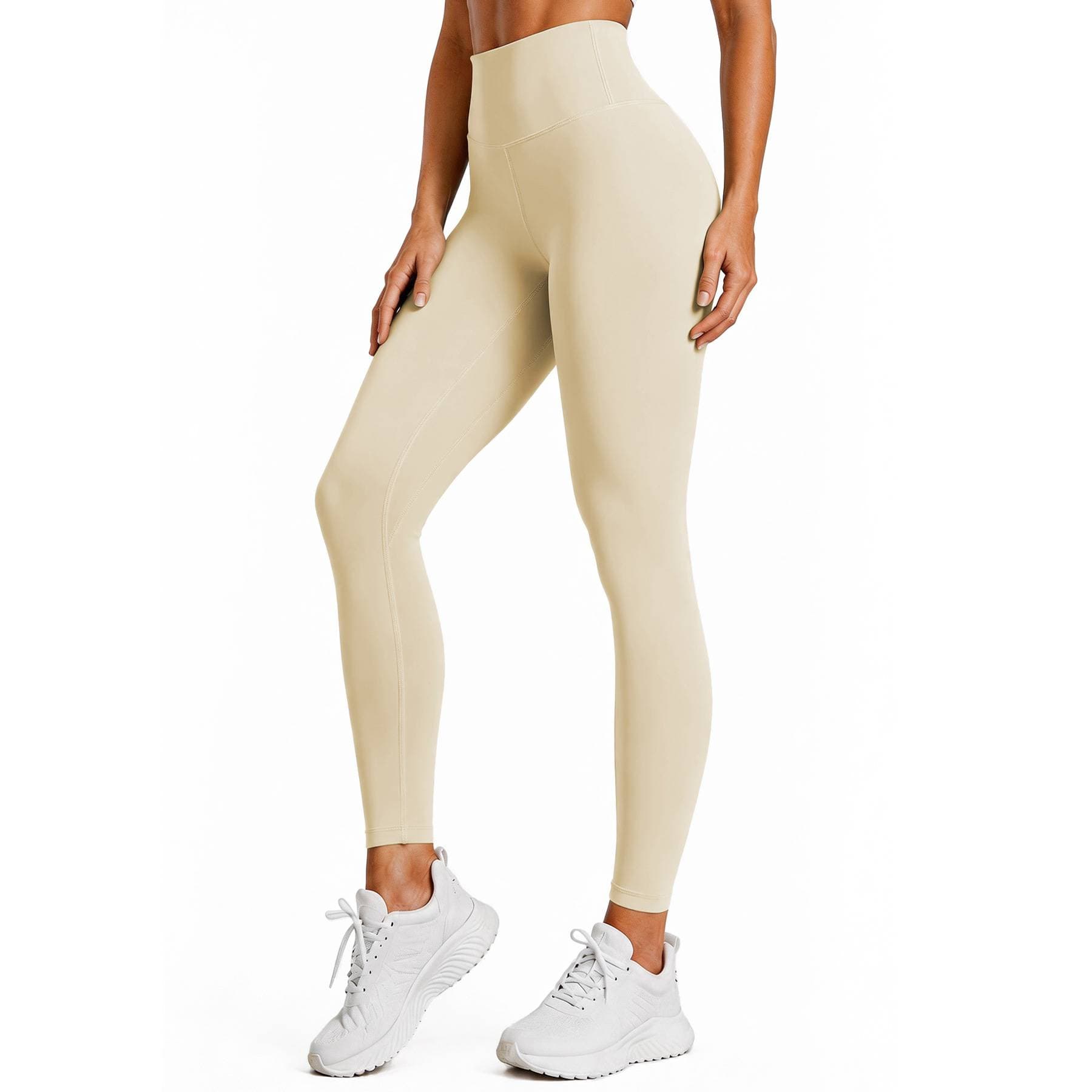Leggings de course de yoga de sports de loisirs de haute élasticité de taille haute