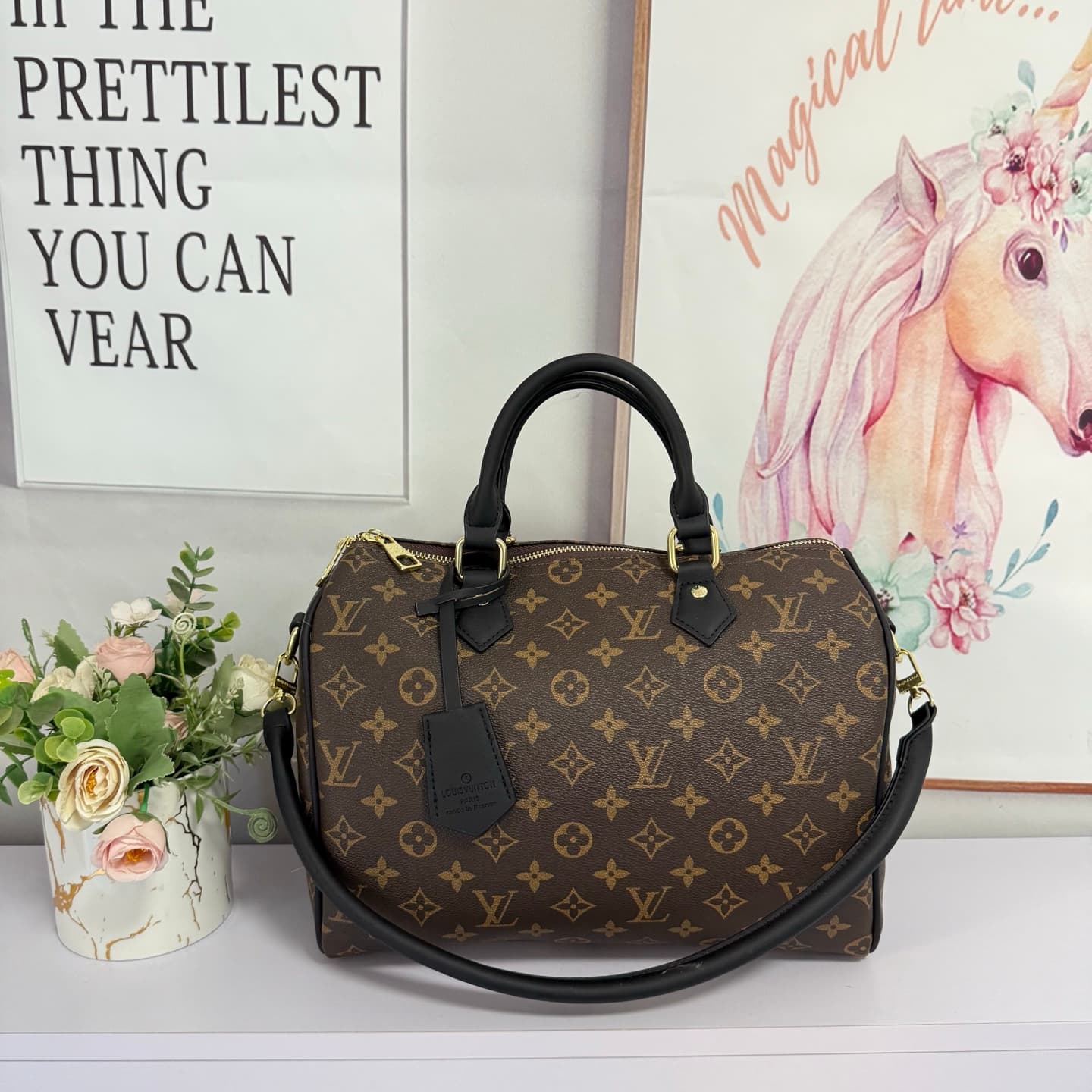 Sac bandoulière femme, sac à bandoulière, sac Boston vintage à motif floral, sac oreiller