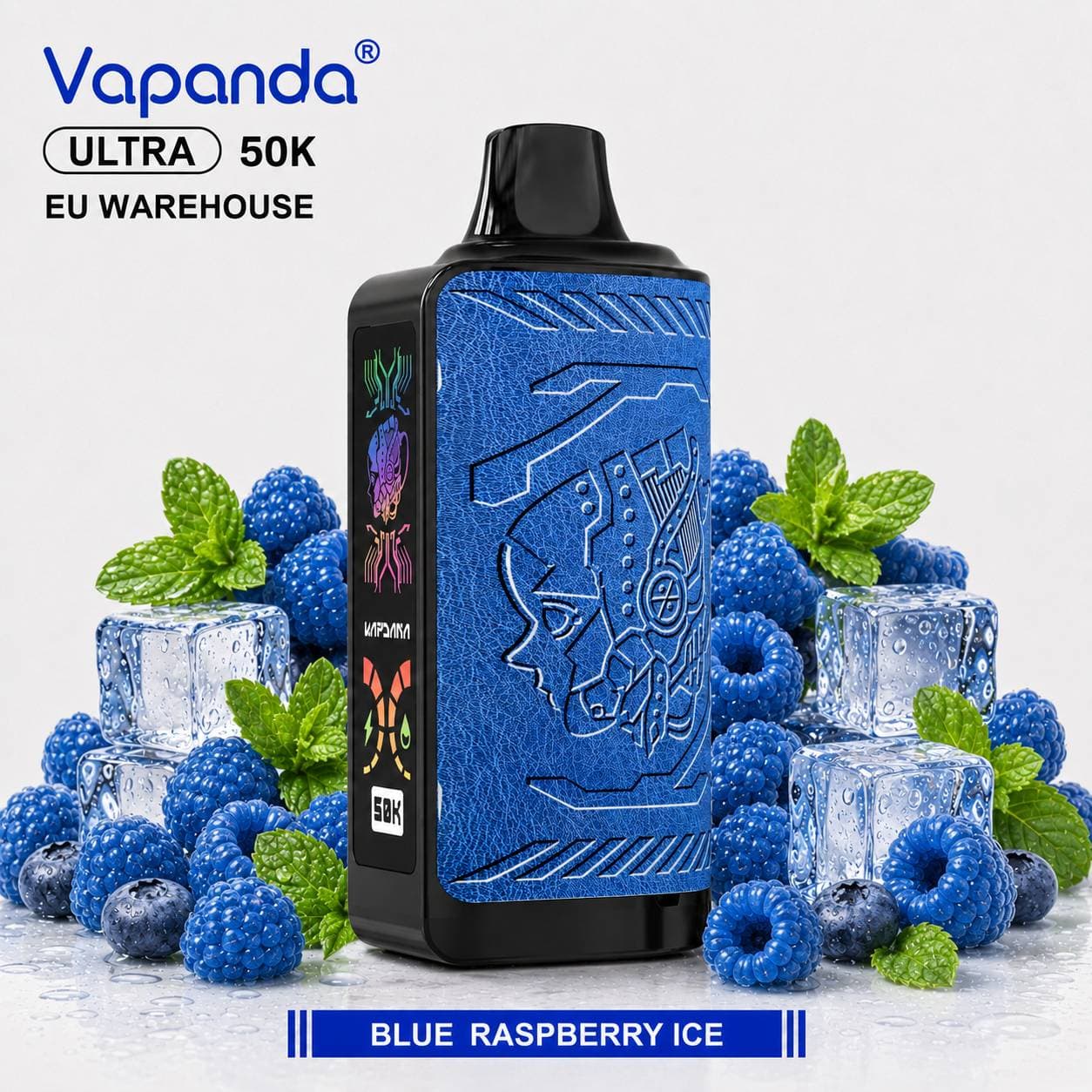 1 mod de vape VAPANDA ULTRA 50K jetable, 50 000 bouffées, cigarette électronique rechargeable haute capacité, entrepôt UE
