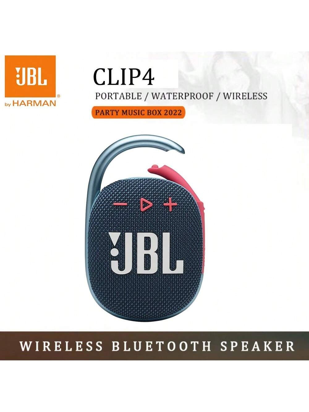 Enceinte Bluetooth JBL CLIP 4 étanche IP67 / 10 heures d'autonomie - Mini enceinte sans fil portable idéale pour les voyages et les activités de p