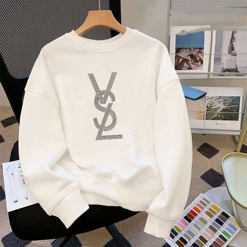 Pull en coton à col rond et velours pour homme, vêtement d'automne et d'hiver, ample et tendance, assorti à tout