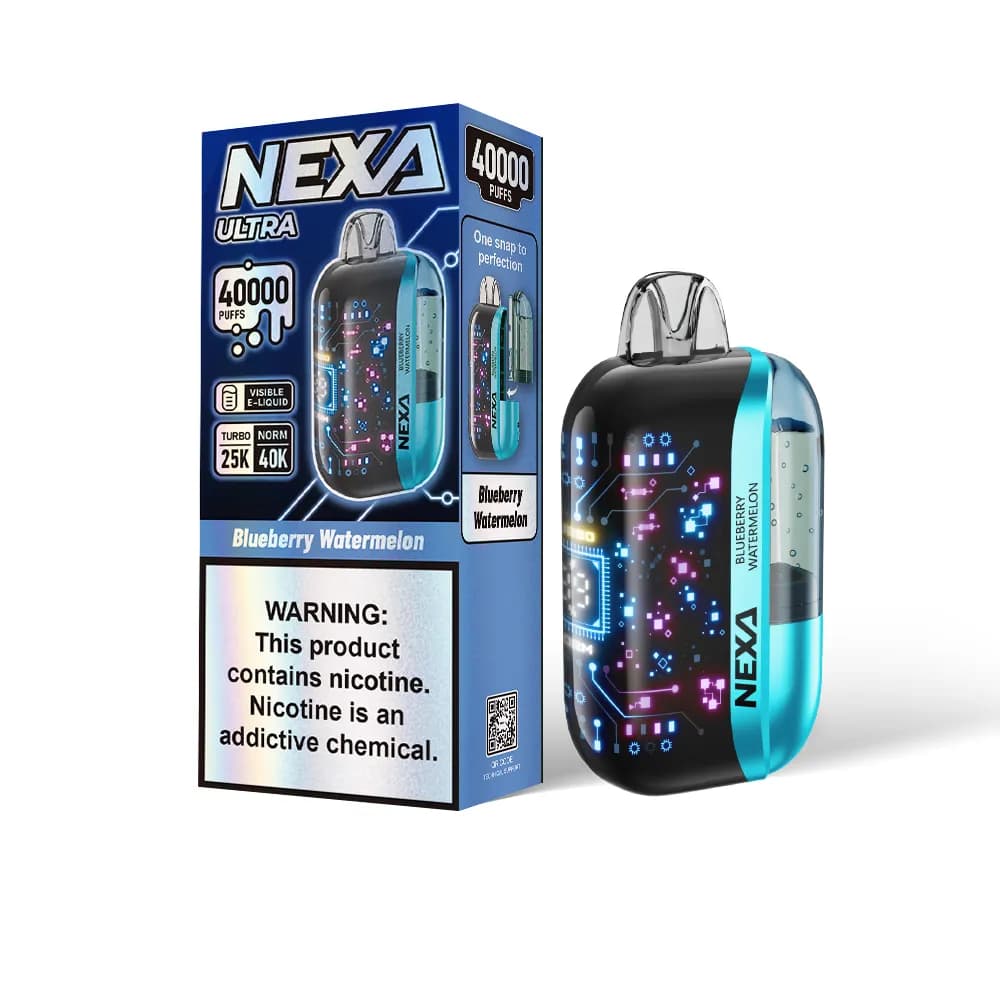 Kit de vape jetable Nexa Ultra 40K 800 mAh 20 ml (40 000 bouffées) (entrepôt UE)