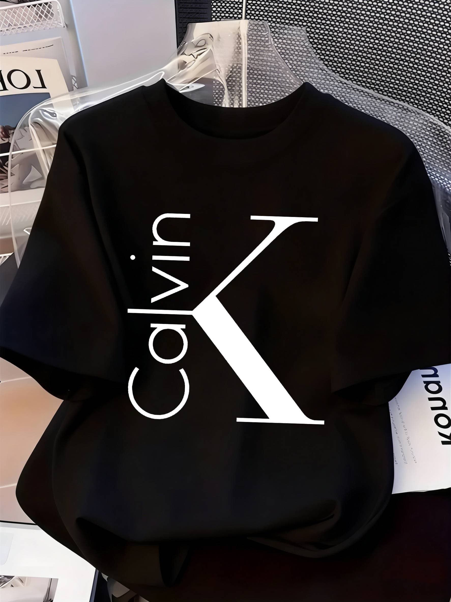 T-shirt tendance été 2026, coupe ample, manches courtes, imprimé