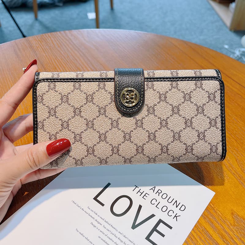 Purse Wallet Clutch Bag Long Wallet Women's Mobile Small Wallet One Bag Multi-card Large Capacity Wallet Money Clip