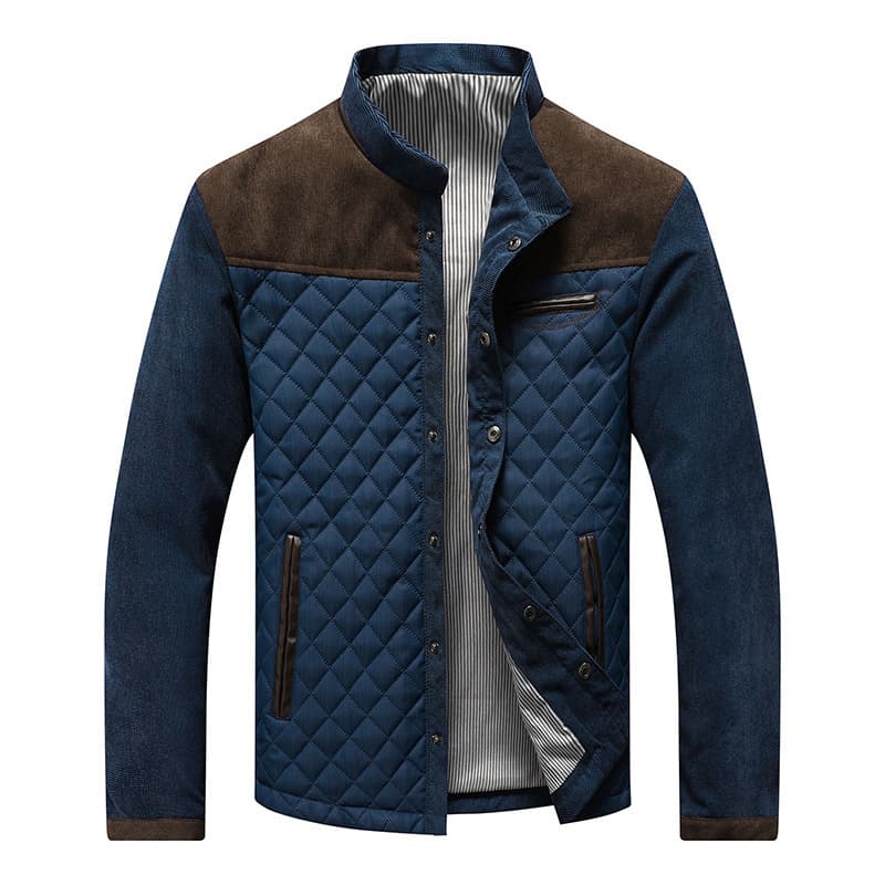 CT New 2025 Casual Men's Jacket Non-Iron Outerwear Cotton Regular Style Long Sleeve Fashion Urban Stand Collar