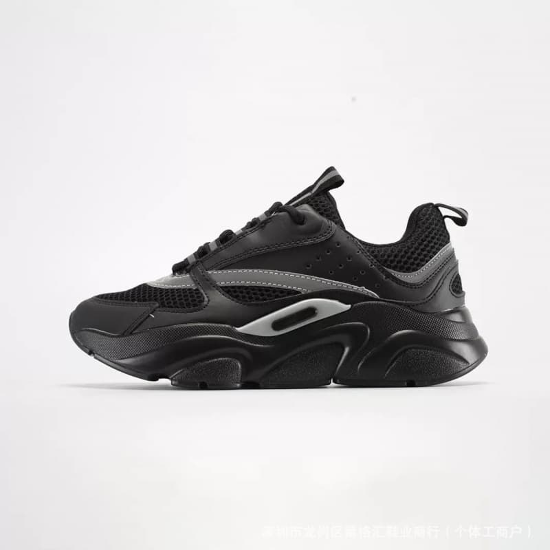 DIOR B22 Nouveau modèle européen D-Brand Sports Casual Semelle épaisse Mode Rétro Respirante Chaussures de papa rehaussantes pour hommes et