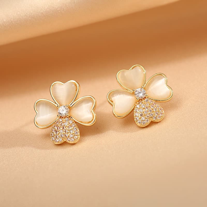 Women's accessories Diamond set simple temperament design sense trend earrings earrings