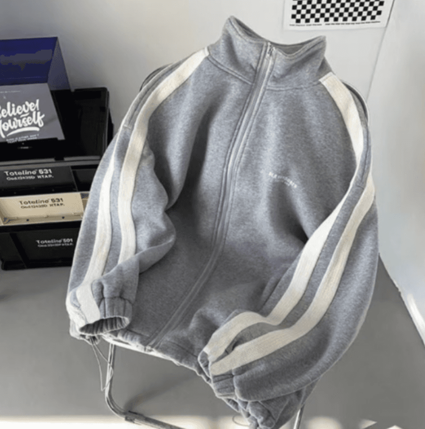 Ensemble pull streetwear pour homme : manches longues et jogging | Coupe ample et décontractée