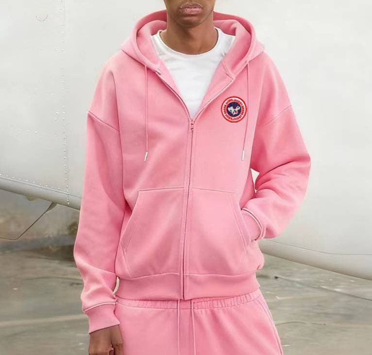 Ensemble sweat-shirt unisexe tendance style streetwear Y2K, deux pièces, tailles S à 3XL.