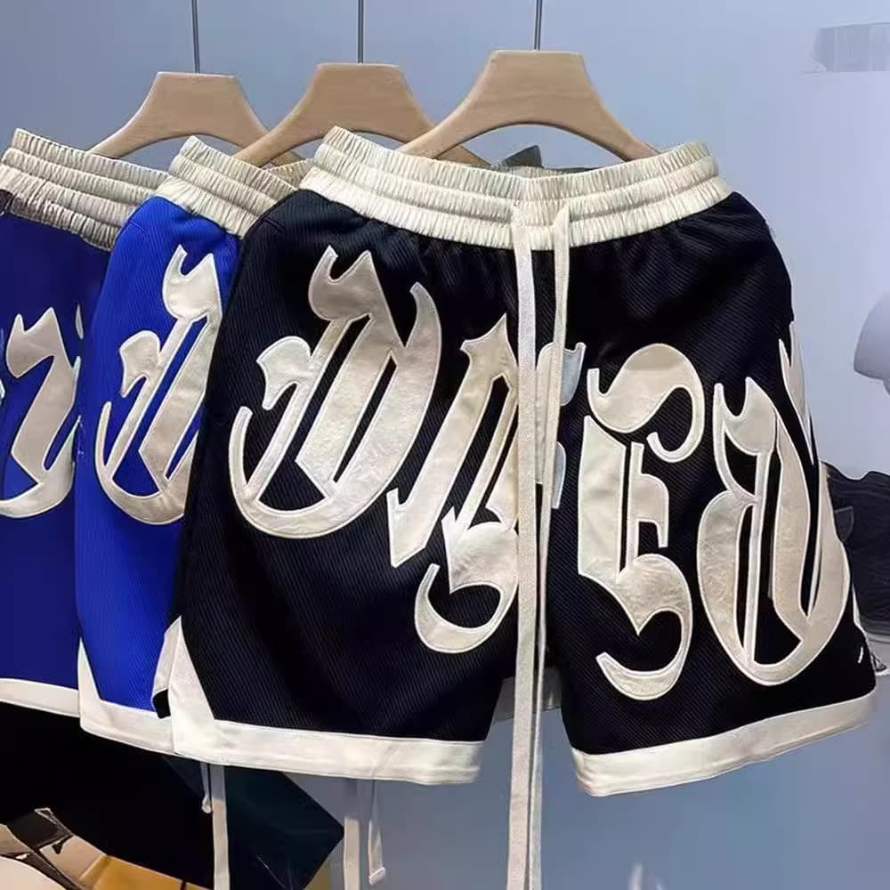 Shorts Hip Hop Trendy Summer New Basketball Shorts Men's High Street Loose Casual Sports Pants