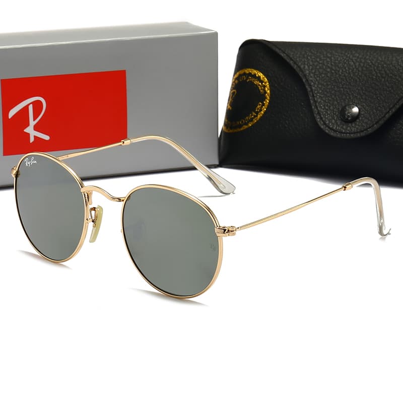 Lunettes de soleil en verre pour hommes et femmes, tendance, décontractées, pour sortir du miroir