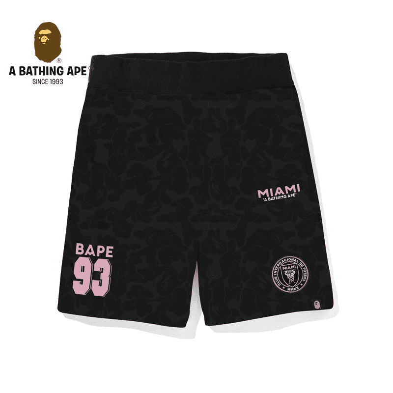A BATHONG APE Miami Collaboration Ape Head Shorts Five Leg Casual Shorts, Made Of Pure Cotton Fabric