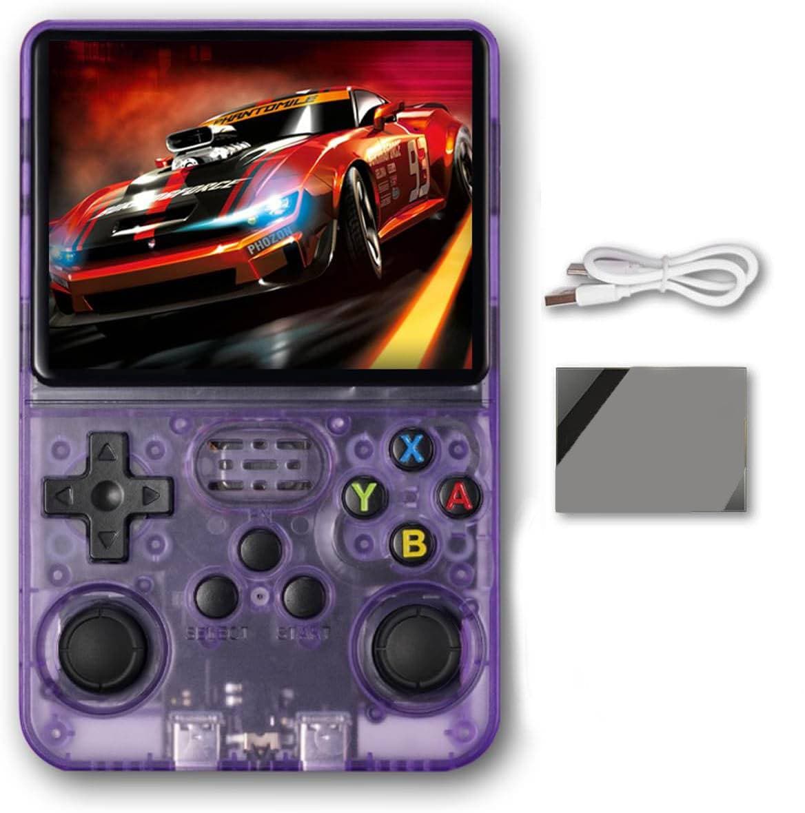 R36S Handheld Game Console 3.5-inch Retro Portable Handheld Video Games Consoles Built-in Battery Portable Style Hand Held Open Source System