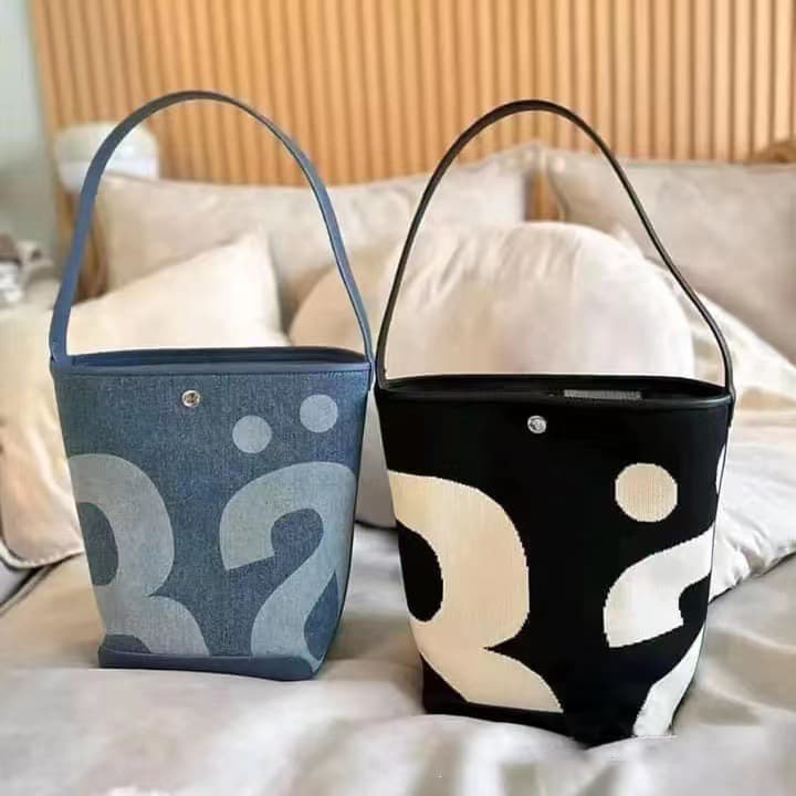 Women's large capacity letter print shoulder bag rally underarm bag