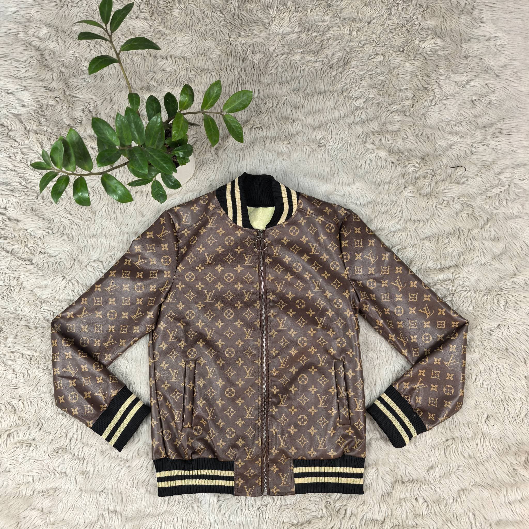 Veste en cuir pour femme, style décontracté et tendance, fermeture éclair ample.
