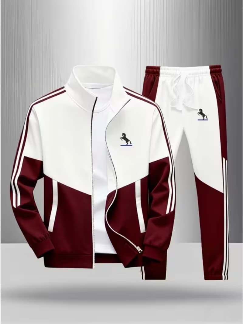 Ensemble veste et pantalon de survêtement décontracté pour homme, fermeture éclair, motif imprimé 3D disponible