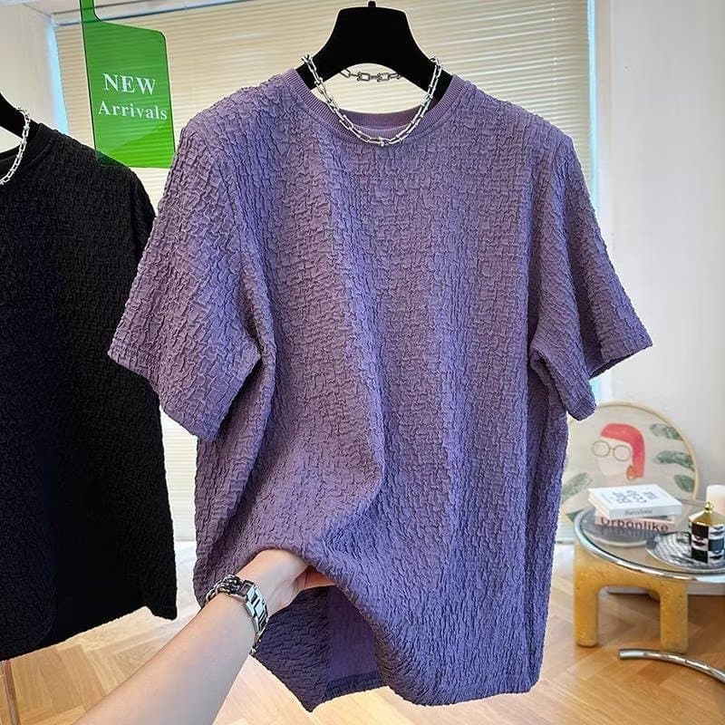 Men's Clothing Fashion Loose Men's Winter Casual Solid Color Lazy Sweater Knitwear Youth Popular Pullover Round Neck Long Sleeve 2024
