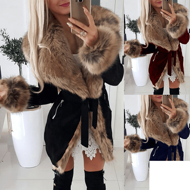 Women's Clothing Fashion Slim Mid-Length Coat Cotton-Padded Jacket