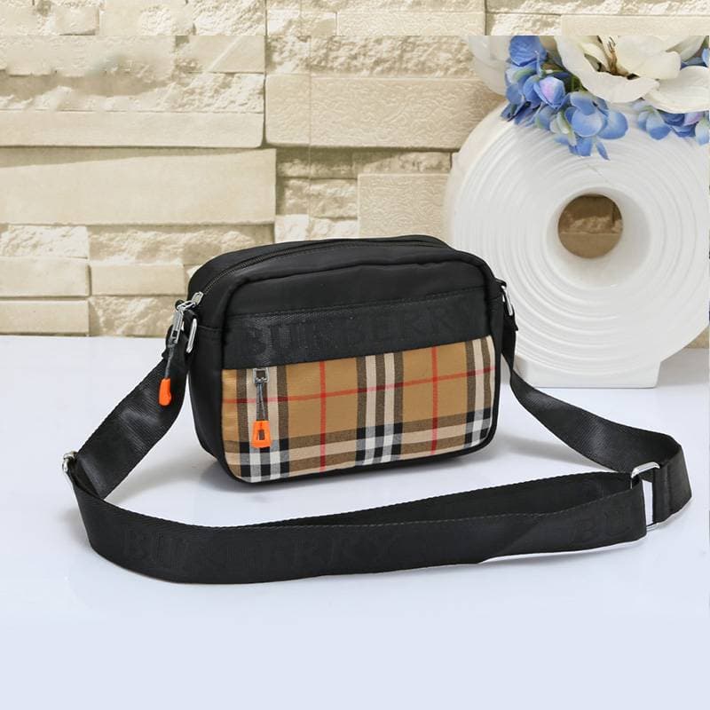 Sac à bandoulière simple et exquis à plusieurs couches avec logo B et D, sac carré tendance et décontracté unisexe de luxe léger