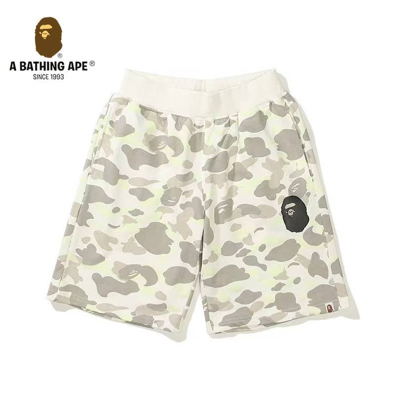 A BATHONG APE Ape Head Shark Shorts Ape Head Shorts Five Leg Casual Shorts, Made Of Pure Cotton Fabric