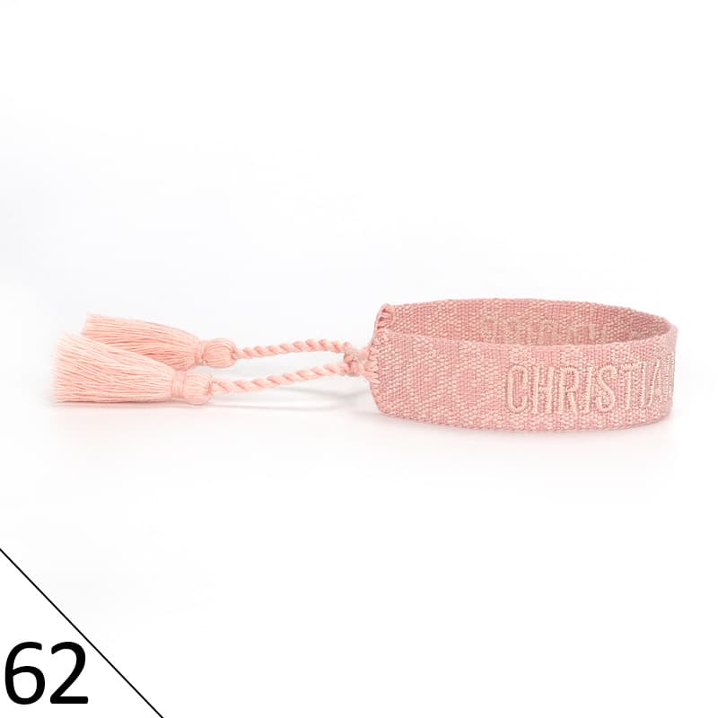 Bracelet unisexe tendance avec lettres tressées