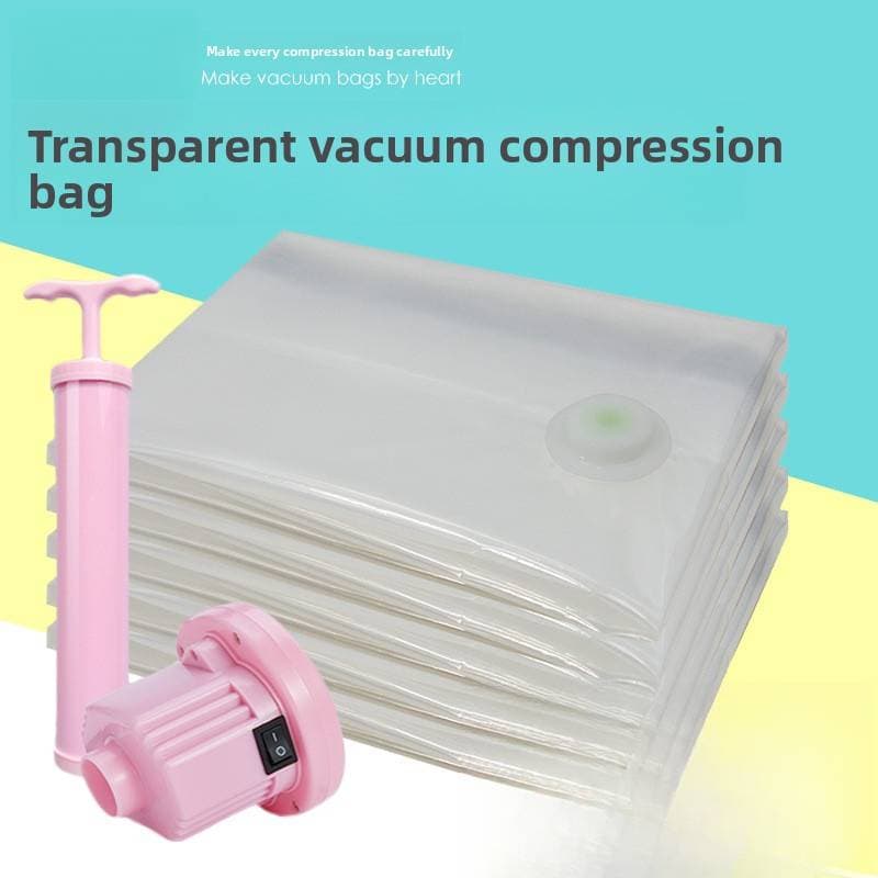 Premium Vacuum Storage Bags - PA+PE Compression Bags For Travel, Blankets & Home Organization (5 Sizes, No Pump Included)​