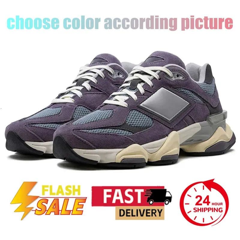 Chaussures de course New Balance 9060 Triple Black Blanc Bleu Rose Gris Marron Homme Femme Outdoor Trainers Baskets Pointures 36-46