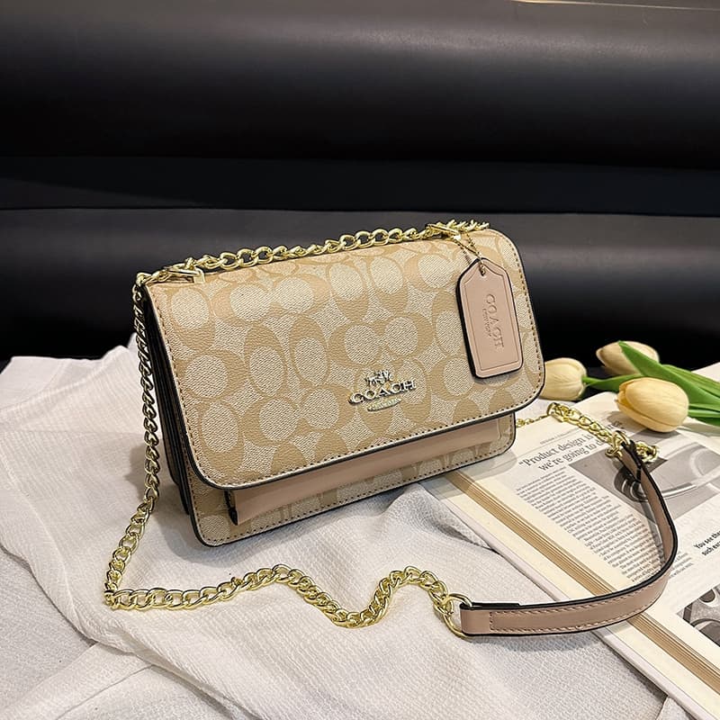 Sac à main rétro tendance Europe et États-Unis, imprimé à la main, léger, luxueux, simple, petit, carré