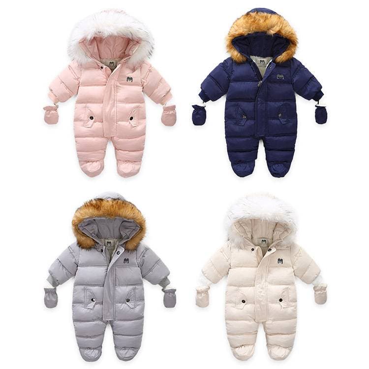 Baby Clothing Knit Cap Sports Style Baby Plus Fleece Onesie Newborn Baby Padded Baby Crawler Padded Cotton