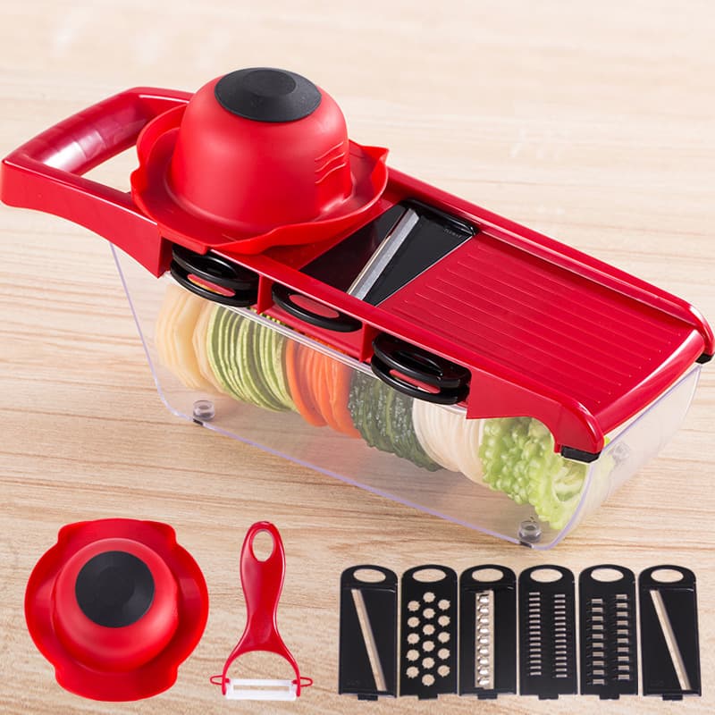 Other Kitchen Tools Kitchen Vegetable Cutter Vegetable Cutter Shredder Slicer Grater 10 Piece Set Multi Purpose