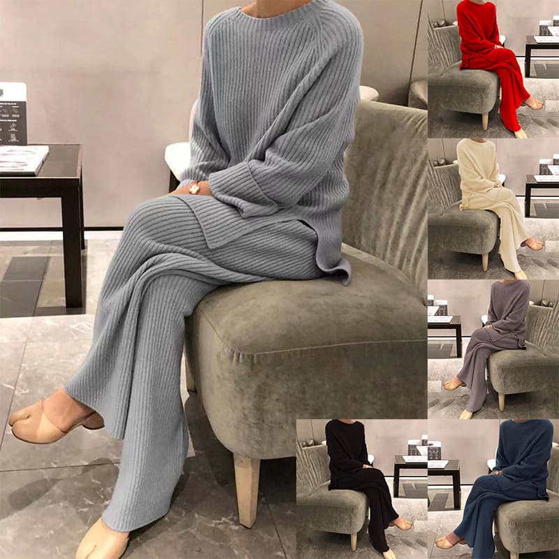 Women's Clothing High End Fashionable Lady Age Reducing Wide Leg Pants Two Piece Suit Suit Female 2024 New Spring Clothes