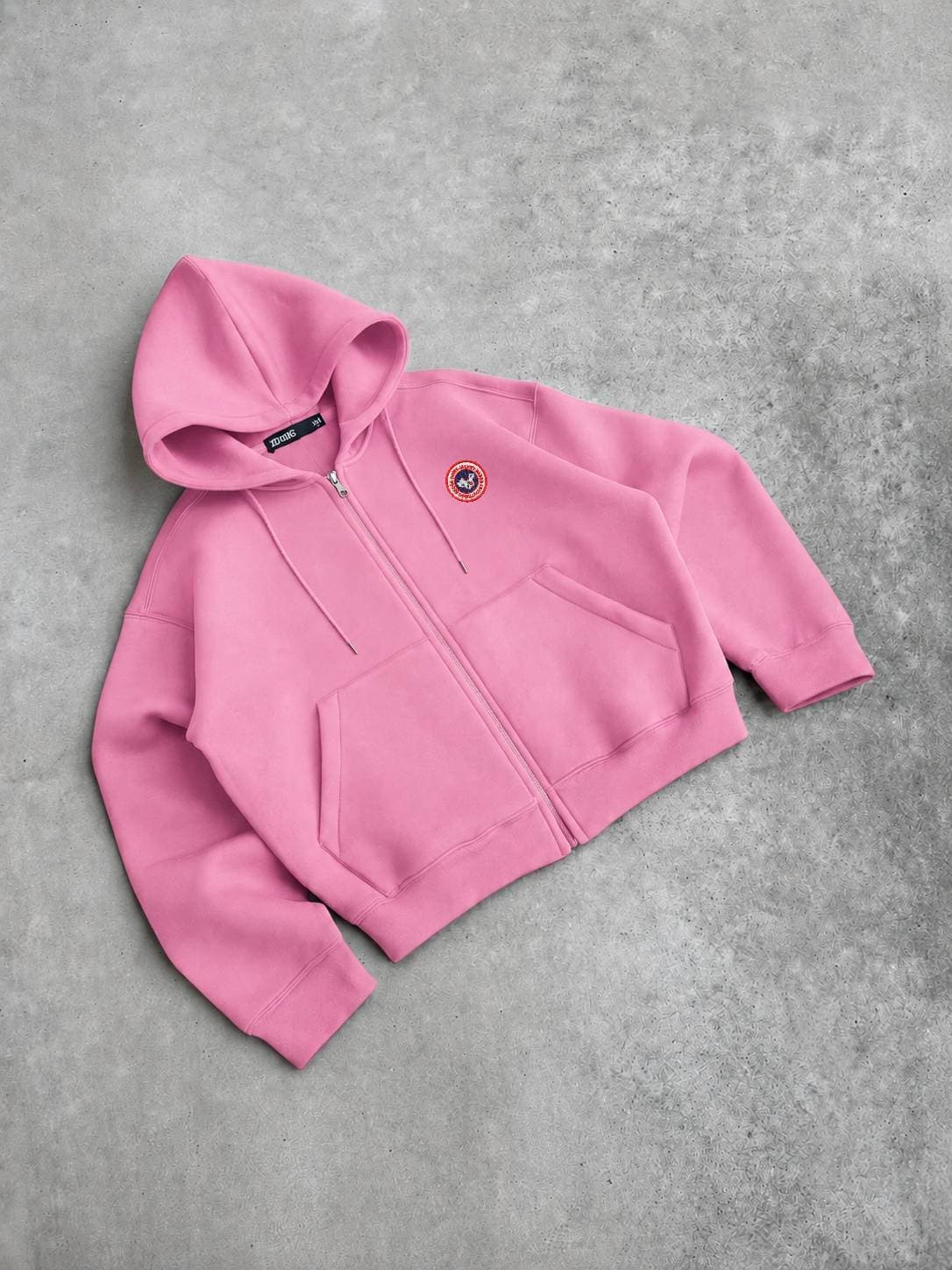 Sweat à capuche unisexe tendance Y2K, style streetwear 2026, disponible en noir, bordeaux, bleu roi, gris, rose et multicolore