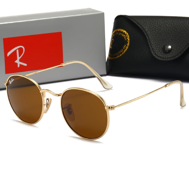 Lunettes de soleil en verre pour hommes et femmes, tendance, décontractées, pour sortir du miroir