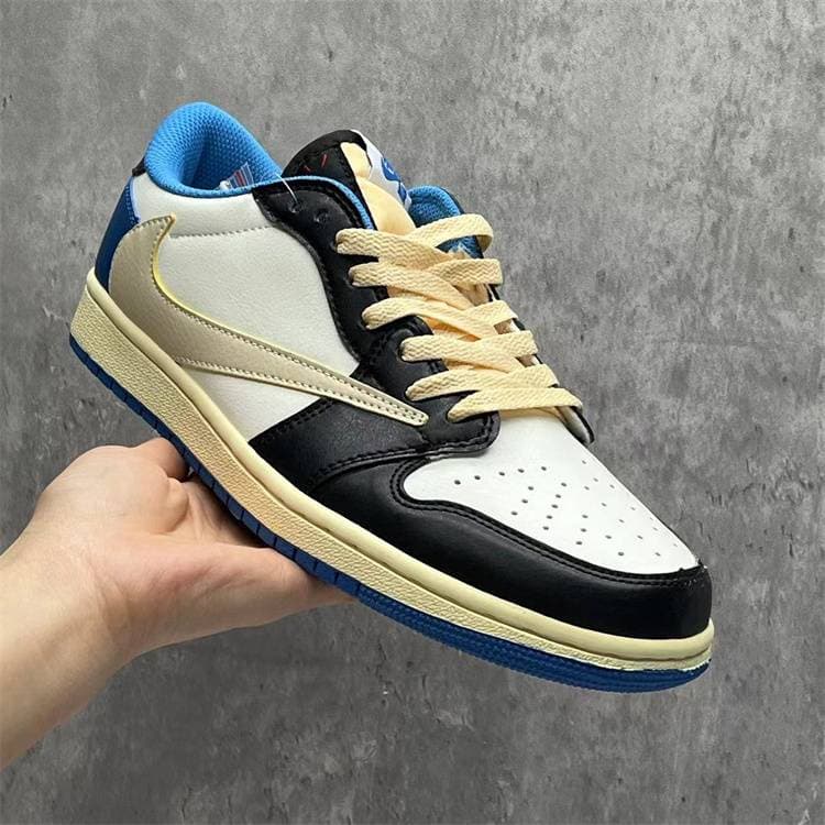 Chaussures de basket-ball à crochet inversé, chaussures de course rétro co-marquées pour hommes et femmes, tailles EU36-47