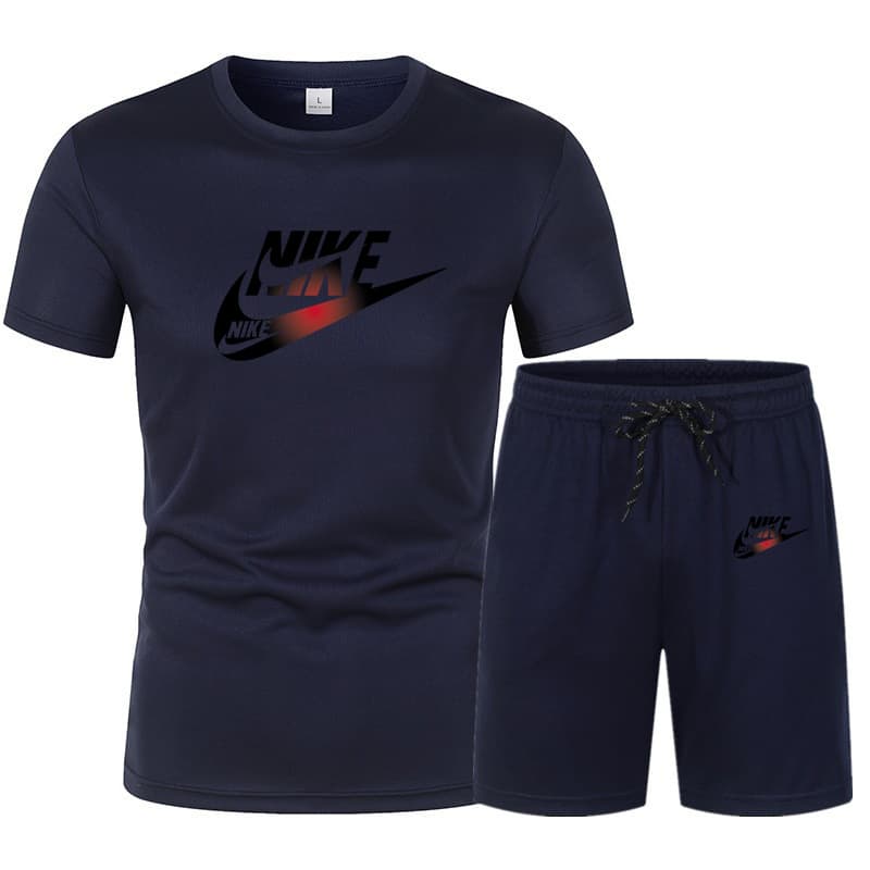 2023 été hommes ensemble imprimé à manches courtes T-shirt décontracté sport Jogging Shorts ensemble mode rue mode marque vêtements
