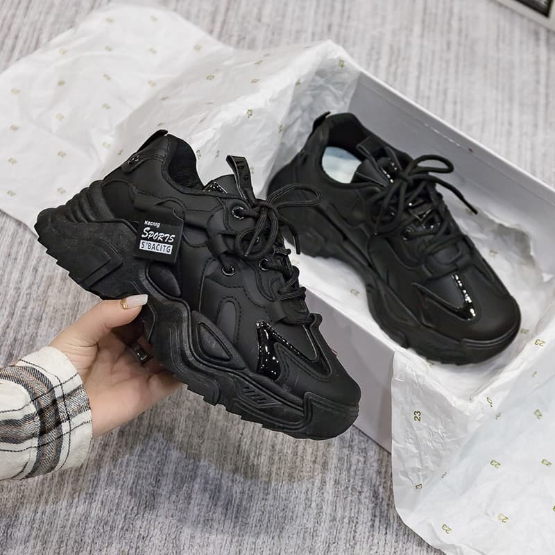Women Athletic Shoes Sports Shoes Sneakers Rubber Sole Shock Absorption Comfortable Sneakers Footwear