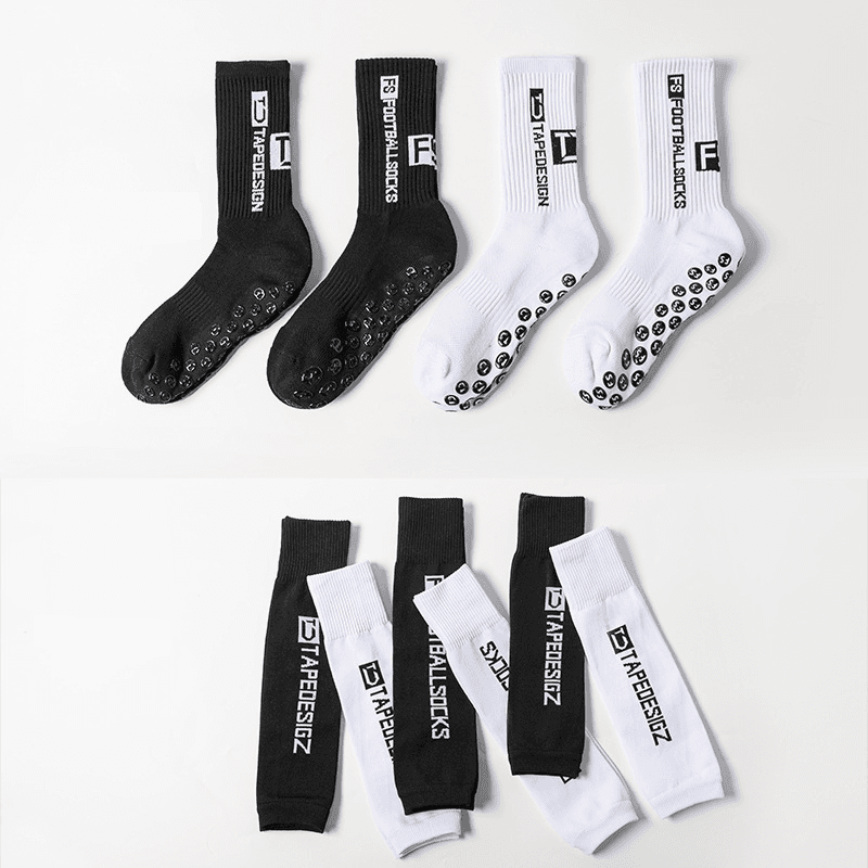 Cycling Clothing & Accessories Popular Sports Long Nylon Leg Covers White Sweat Absorbent Deodorant Point Glue Non Slip Football Socks