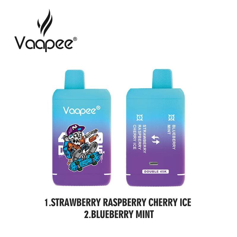 VAAPEE Double 45K Vape jetable 45 000 bouffées Double saveur Prix d'usine en gros