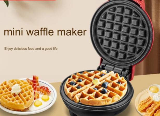 European, American, and British standard waffle maker, mini household bread maker, sandwich maker, breakfast machine, electric cake bowl