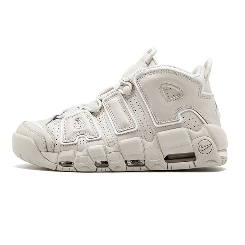Chaussures de basket-ball Hommes Nikes Airs More Uptempo 96 Total Scottie Pippen Blanc Varsity Rouge Vert Multi Noir Bulls Université Bleu Femmes Ba