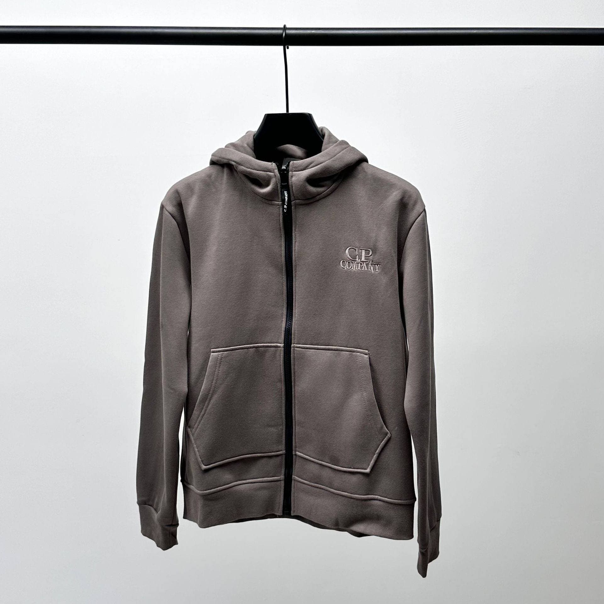 Homme Fermeture Éclair Sweat à capuche Manches Longues cp company Pull Toutes Saisons Polyester Uni