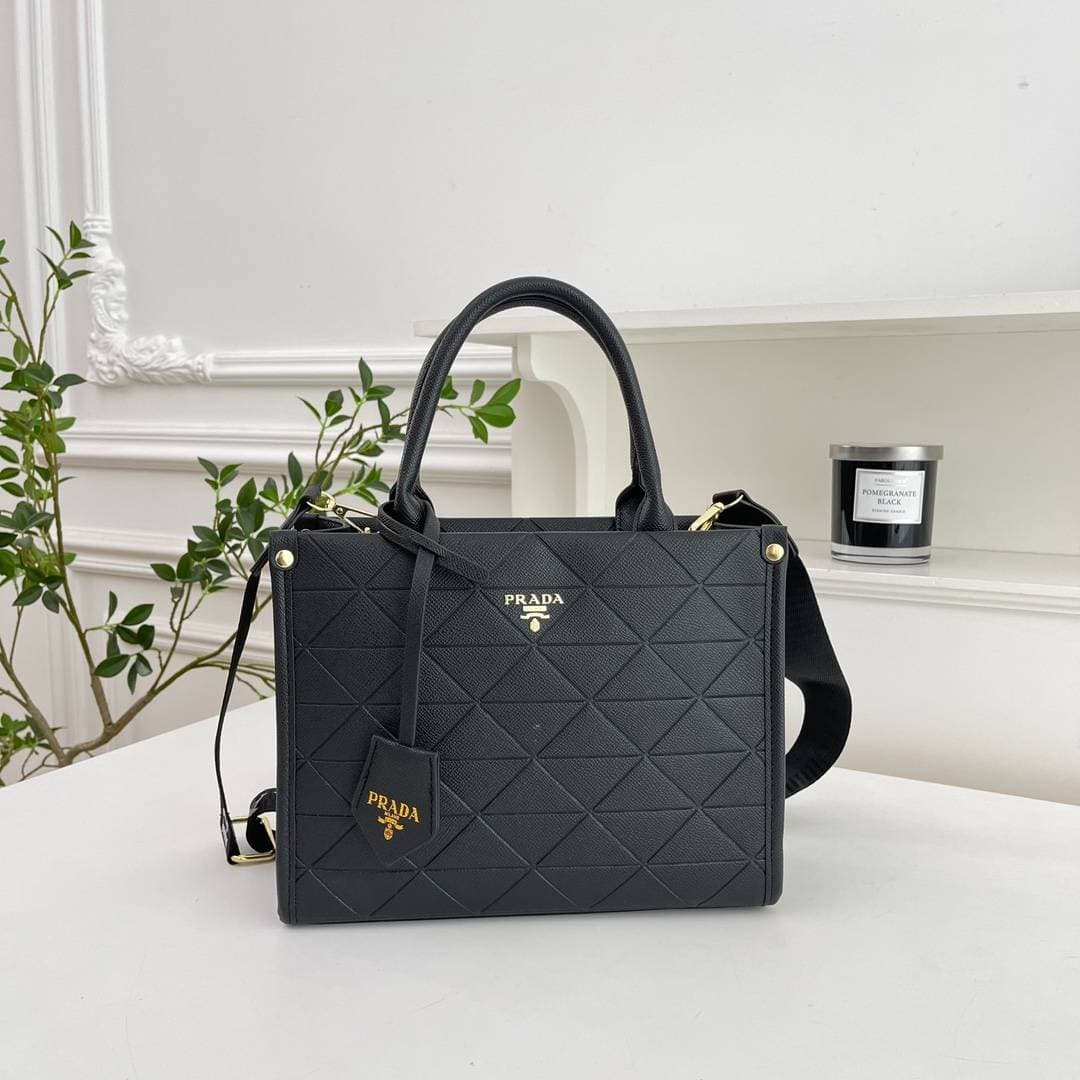 【PRADA】Sac à main tendance pour femme Sac fourre-tout de grande capacité Sac à bandoulière simple Sac à main