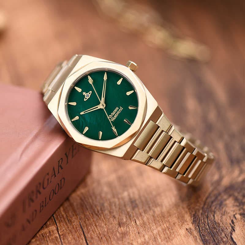 Vivienne Westwood Quartz Watch For Women Green Dial VV244-V018