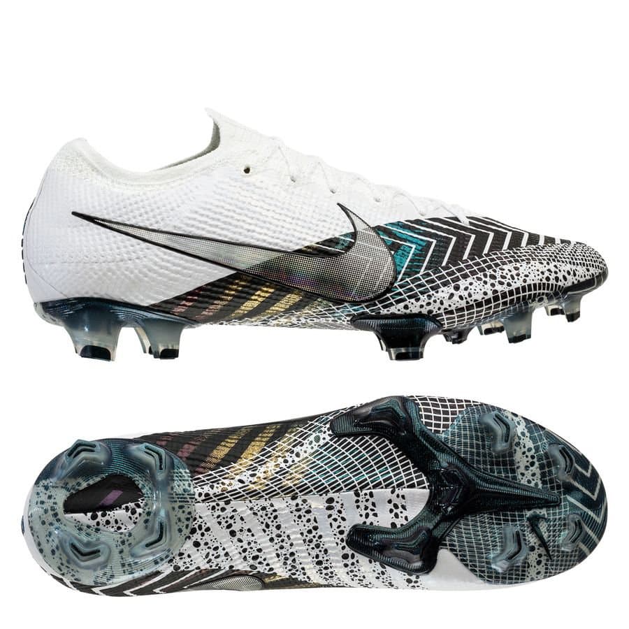 Nike Mercurial Vapor 13 Elite MDs FG Unisex White Football Cleats (Model CJ1295-110)