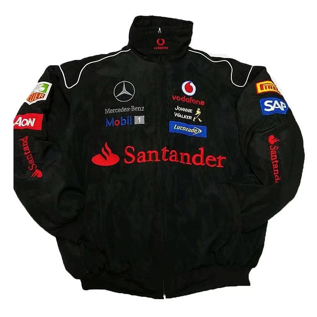 Combinaison de course brodée F1, combinaison de course, combinaison de cyclisme, combinaison de moto, veste décontractée brodée à manches longue