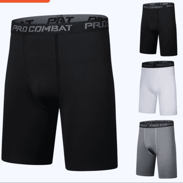 Men's Clothing Sports Fitness Shorts Basketball Sweat Absorbing Quick Drying Clothes High Elastic Tight Running Training Bottoming Shorts