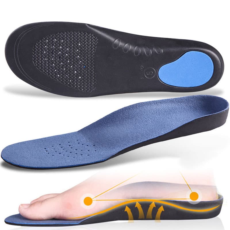 Flat Feet Arch Support Orthotic Height 3cm High Quality 3D Premium Comfortable Plush Cloth Orthopedic Insoles Foot Pad