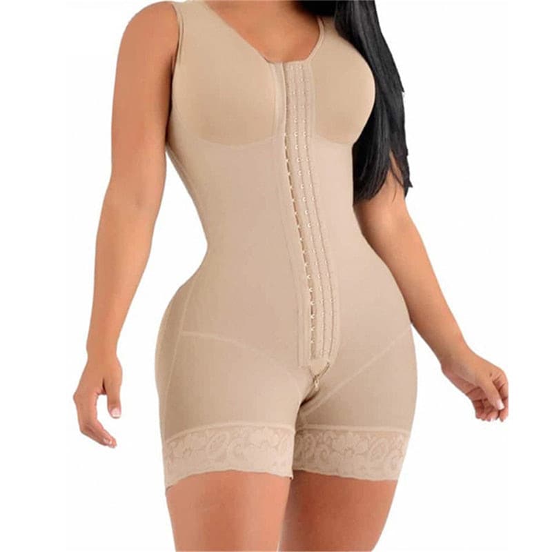 vest shapewear three-breasted women's zipper open pants tummy control butt lifting pants peach butt jumpsuit corset